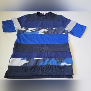 Hilfiger Collection Men's Mixed Media T-shirt Small?